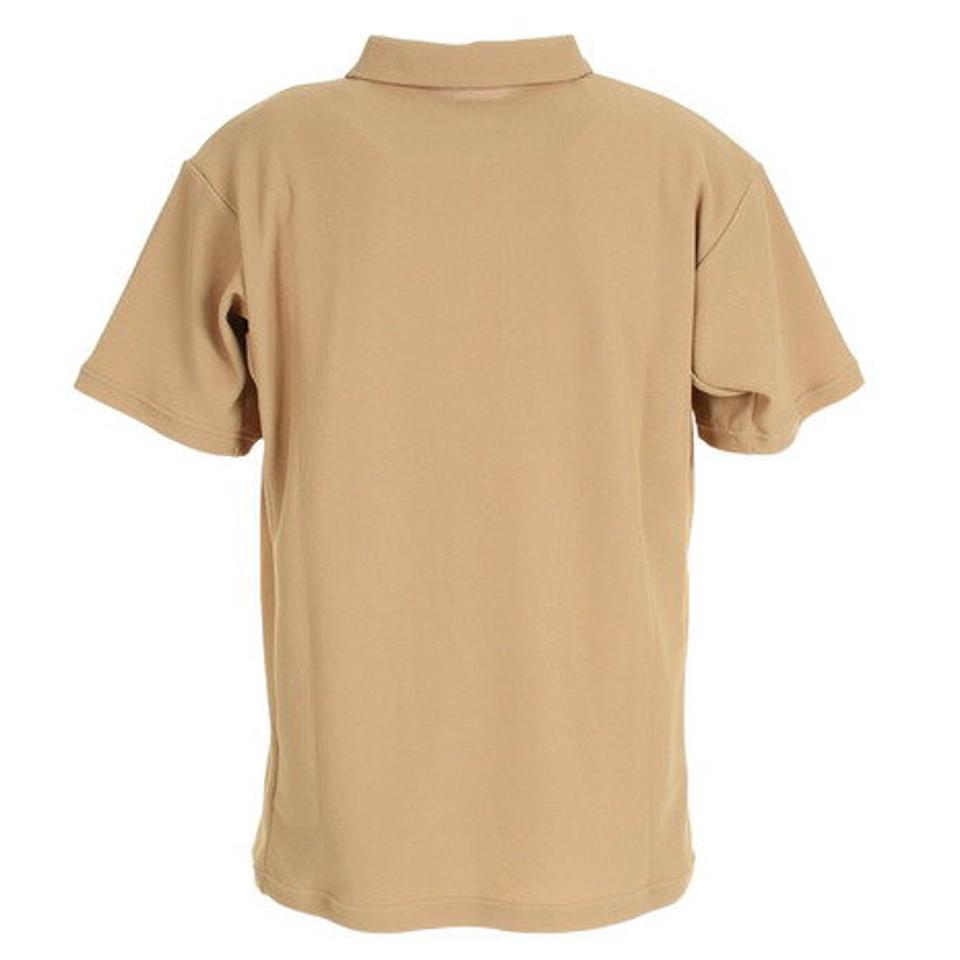 デサント（DESCENTE）（メンズ）半袖ポロシャツ メンズ SUNSCREEN 鬼鹿の子 カラーロゴ DMMVJA70 BG