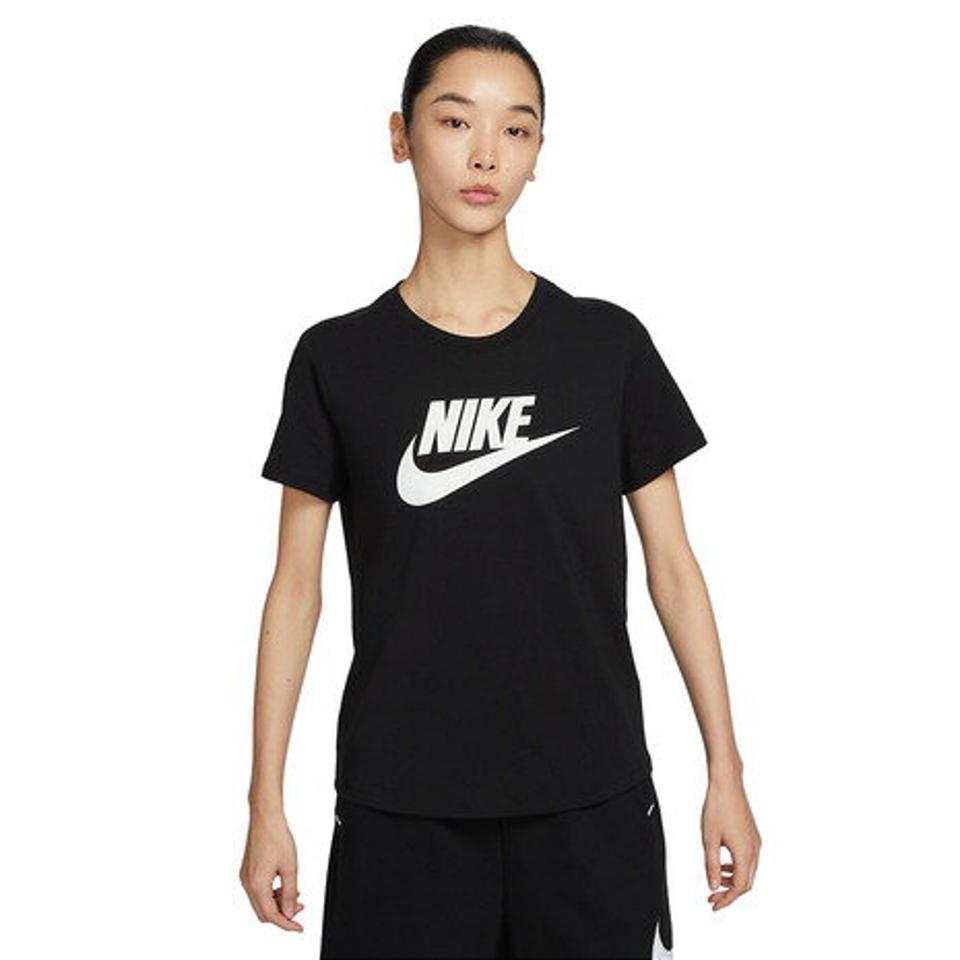 ナイキ(NIKE)(レディース)半袖Tシャツ レディース 黒 NSW エッセンシャル ICN FTRA DX7907-010