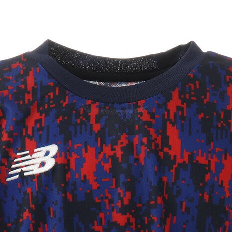 【10%OFFクーポン 3/16まで】ニューバランス(new balance)(キッズ)サッカーウェア 半袖 Tシャツ ジュニア ゲームシャツ ショートスリーブ JJTF1016RL フットサルウェア