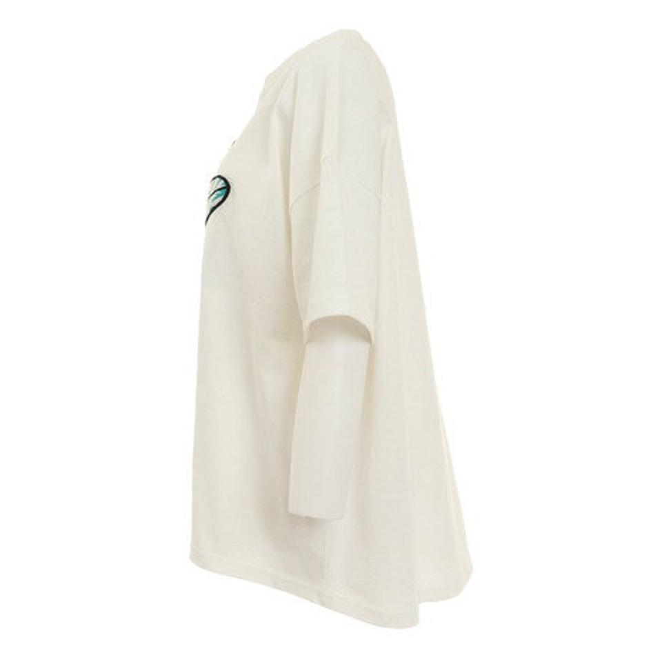 アンティバルリスティック(ANTI BALLISTIC)(レディース)ミッキー相良刺繍 半袖Tシャツ 222AN2ST006 WHT F