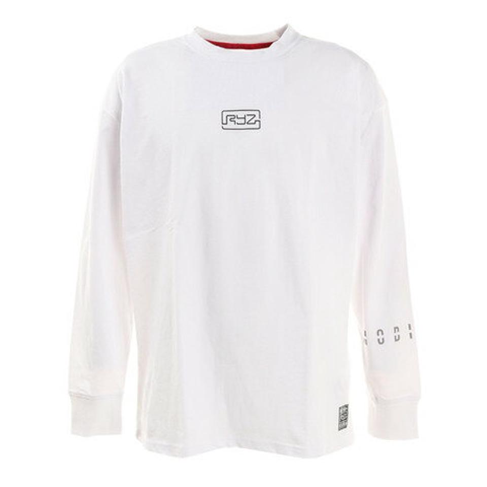 ライズ（RYZ）（メンズ）Tシャツ メンズ 長袖 869R1CD6238 WHT