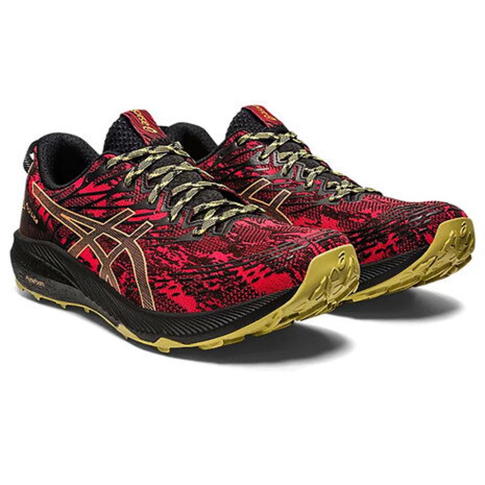 【4/10限定！エントリーで最大100％ポイントバック】アシックス（ASICS）（メンズ）ランニングシューズ フジ ライト 3 レッド ブラック 1011B467.600 スニーカー トレーニング トレイルラン 厚底 軽量 部活