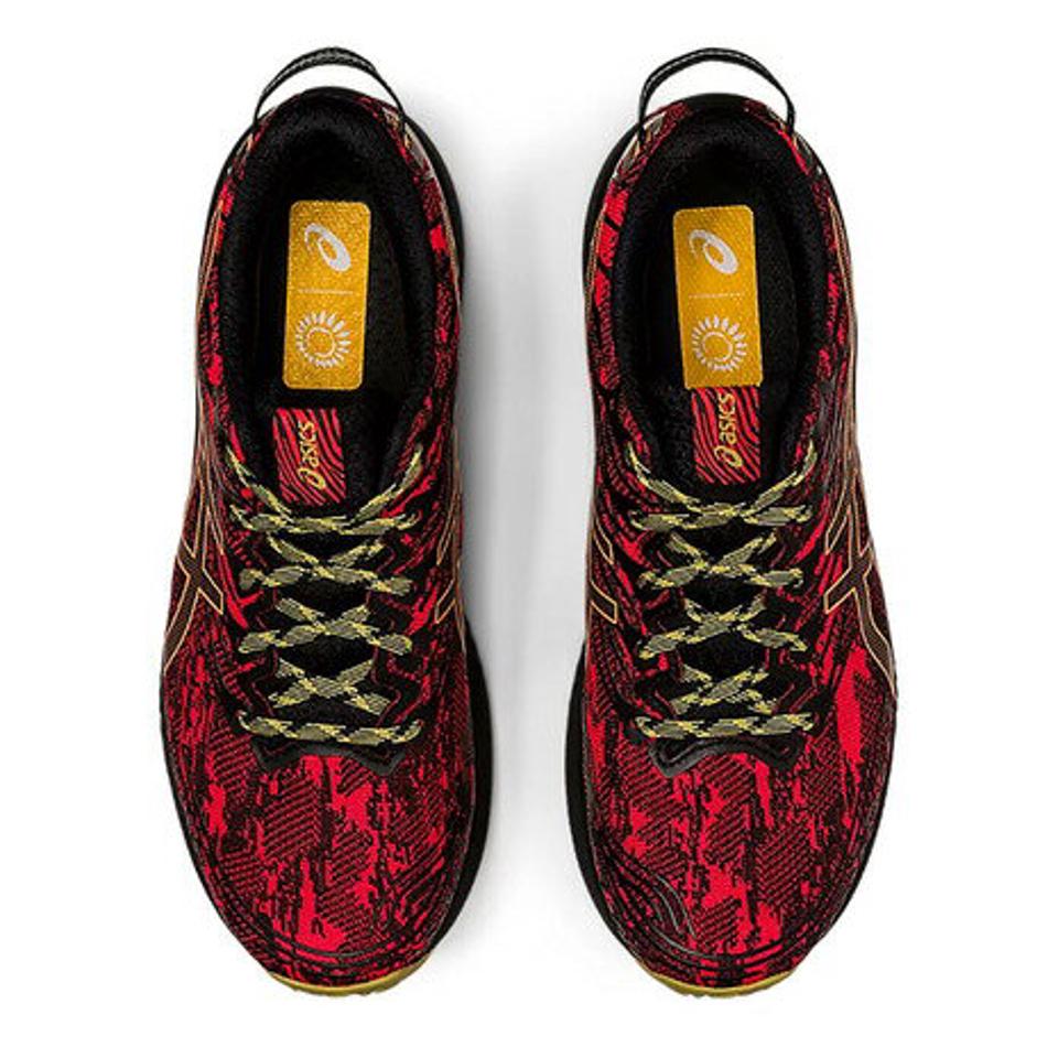 【4/10限定！エントリーで最大100％ポイントバック】アシックス（ASICS）（メンズ）ランニングシューズ フジ ライト 3 レッド ブラック 1011B467.600 スニーカー トレーニング トレイルラン 厚底 軽量 部活