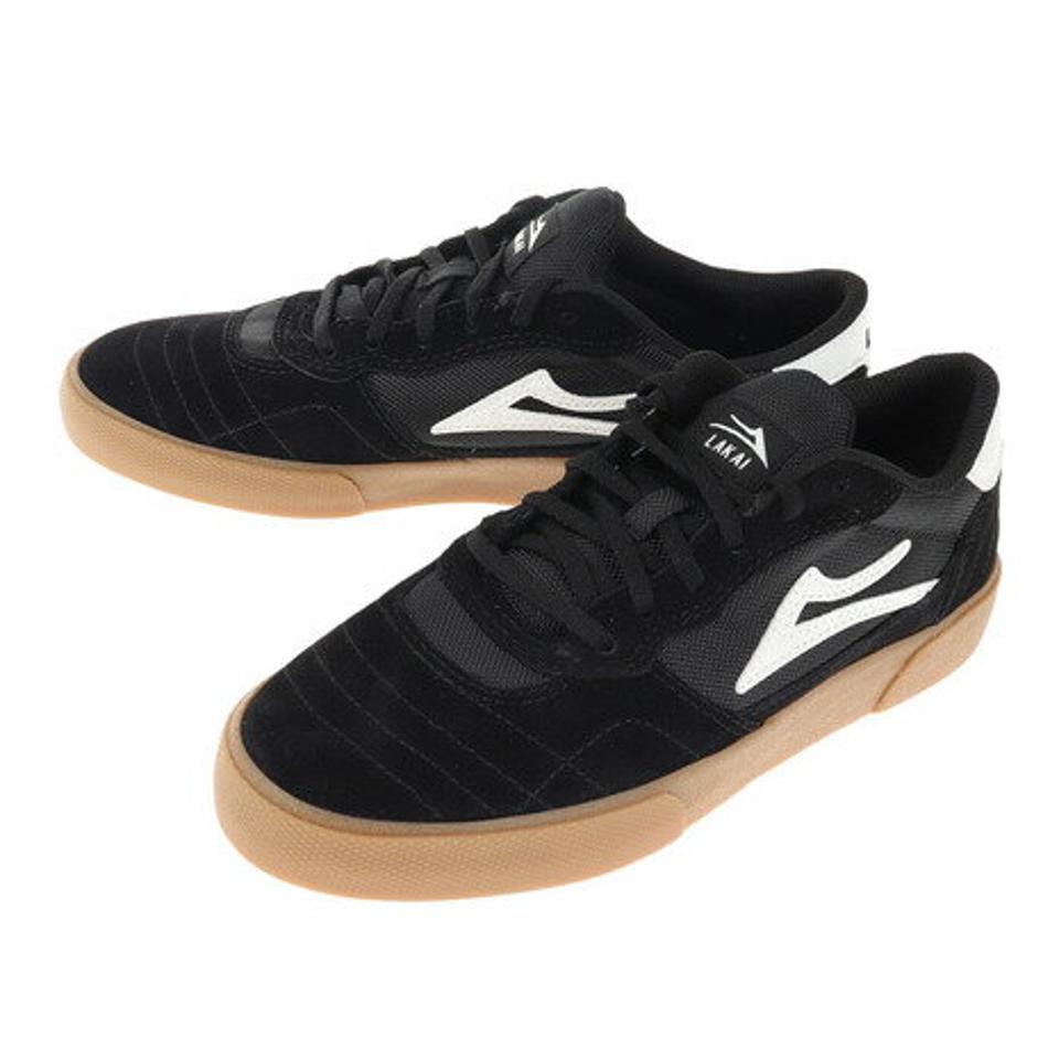 ラカイ（LAKAI）（メンズ）スニーカー ケンブリッジ CAMBRIDGE 黒 BLACK/GUM SUEDE oslk203110ca ボーダーシューズ タウン カジュアル 日常履き 運動 靴
