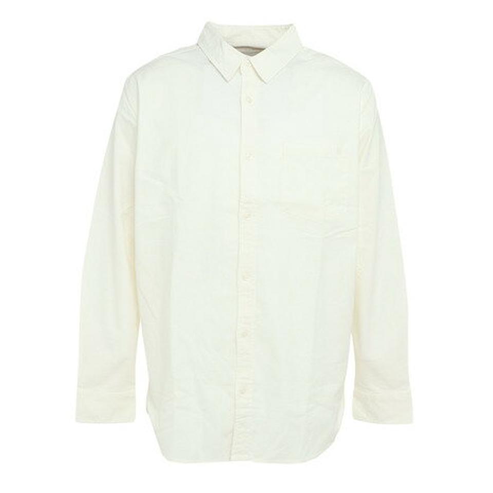 エルケクス（ELKEX）（メンズ）長袖シャツ メンズ CTN LNN EKM3SP0001 WHT