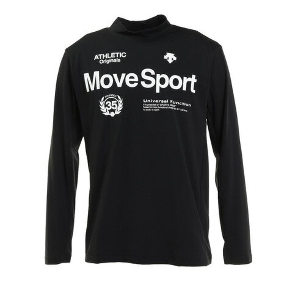 【10%OFFクーポン 3/15まで】デサント(DESCENTE)(メンズ)長袖Tシャツ メンズ S.F.TECH モックネック DX-C2363XB BK