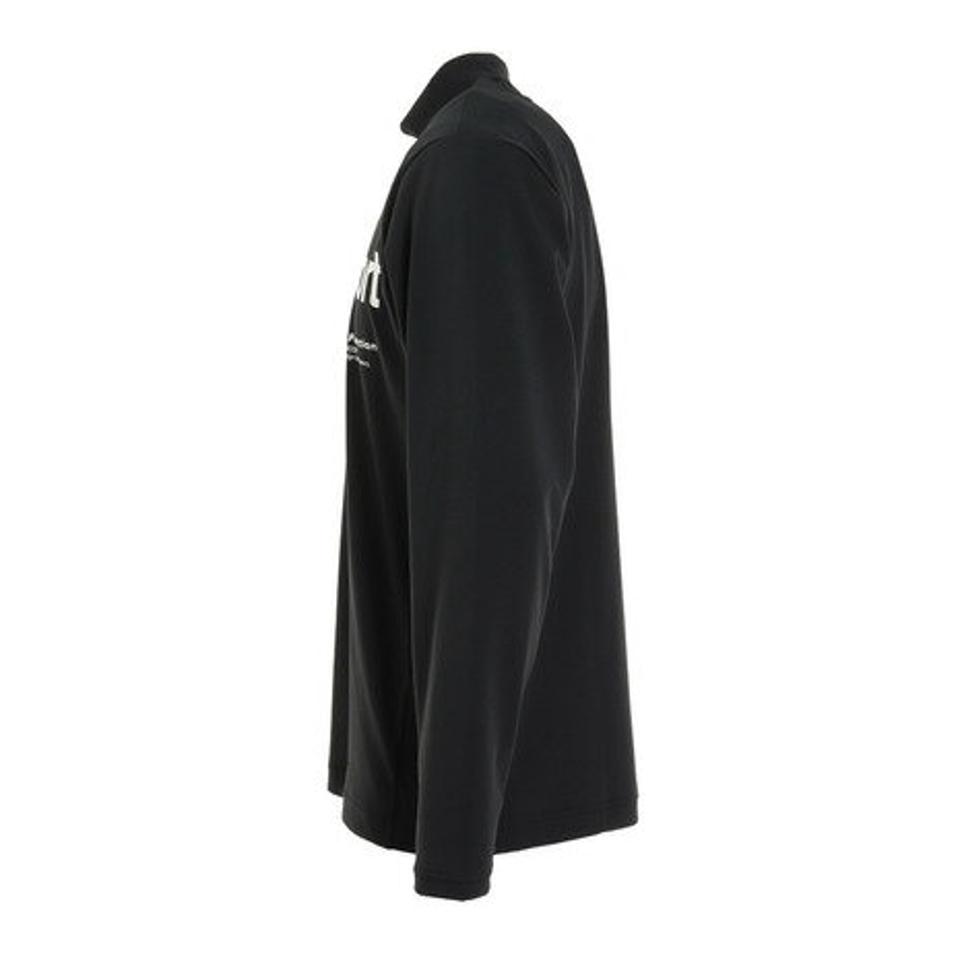 【10%OFFクーポン 3/15まで】デサント(DESCENTE)(メンズ)長袖Tシャツ メンズ S.F.TECH モックネック DX-C2363XB BK