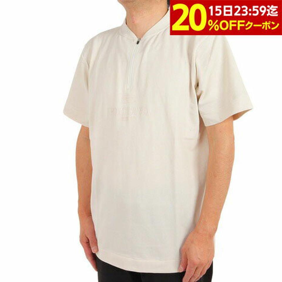 ライズ（RYZ）（メンズ）半袖Tシャツ メンズ PQ ハーフジップ RZ10CD23SS0009 OWHT