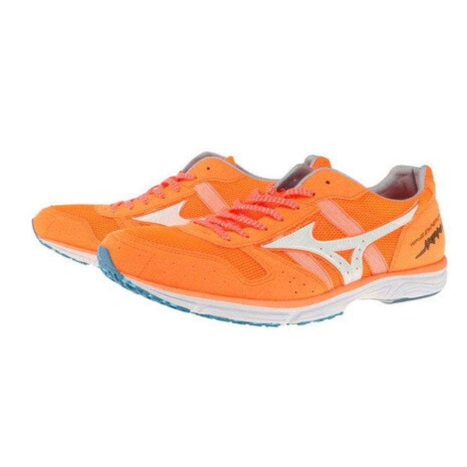 ミズノ（MIZUNO）（メンズ、レディース）ランニングシューズ ウエーブ エンペラー ジャパン 4 オレンジ U1GD192061 スニーカー トレーニング マラソン 軽量