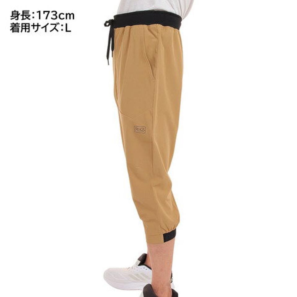 【10%OFFクーポン対象!8/10まで】ライズ(RYZ)(メンズ)パンツ メンズ MFX ウーブンカプリパンツ RZ10EG23SS0019 BEG