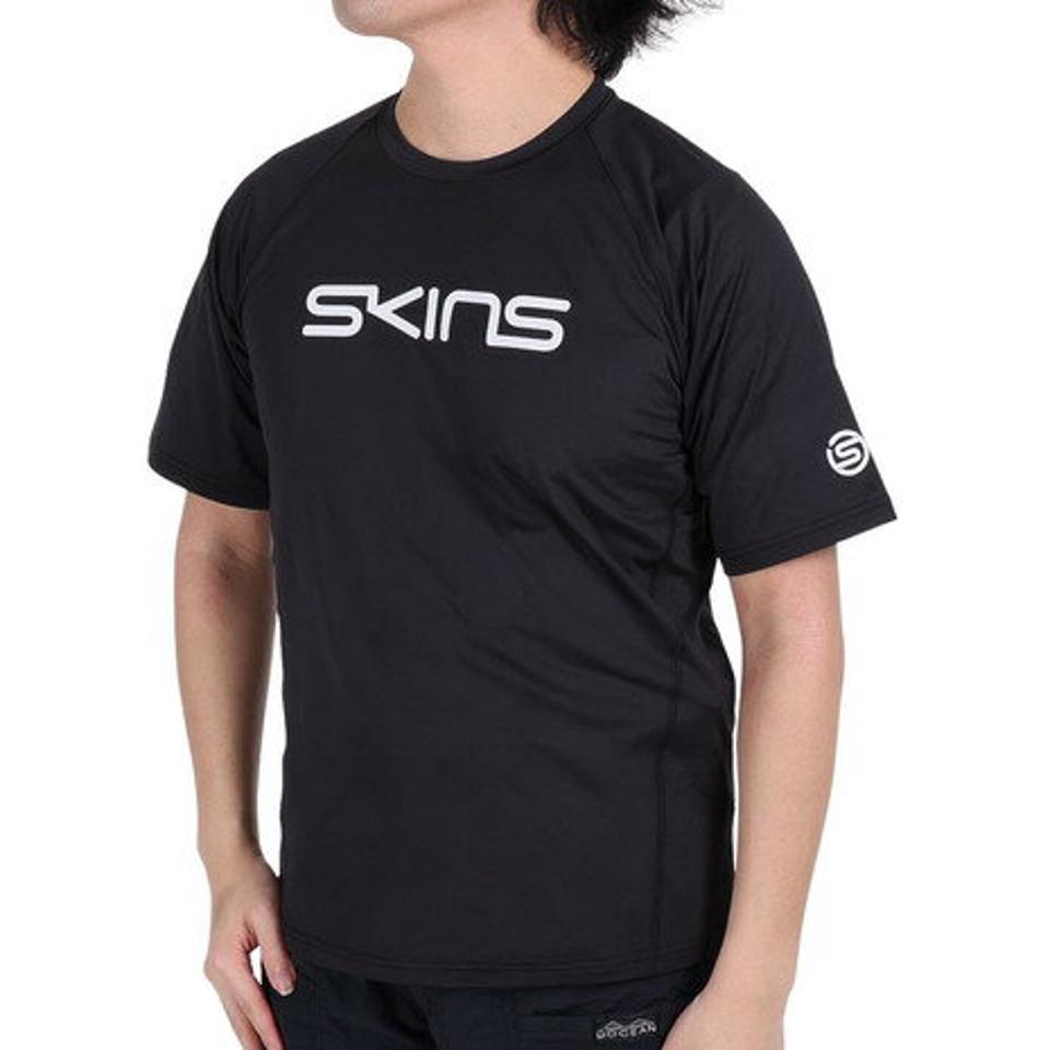 スキンズ(SKINS)(メンズ)メッシュ切り替え 半袖Tシャツ 184-28341-019