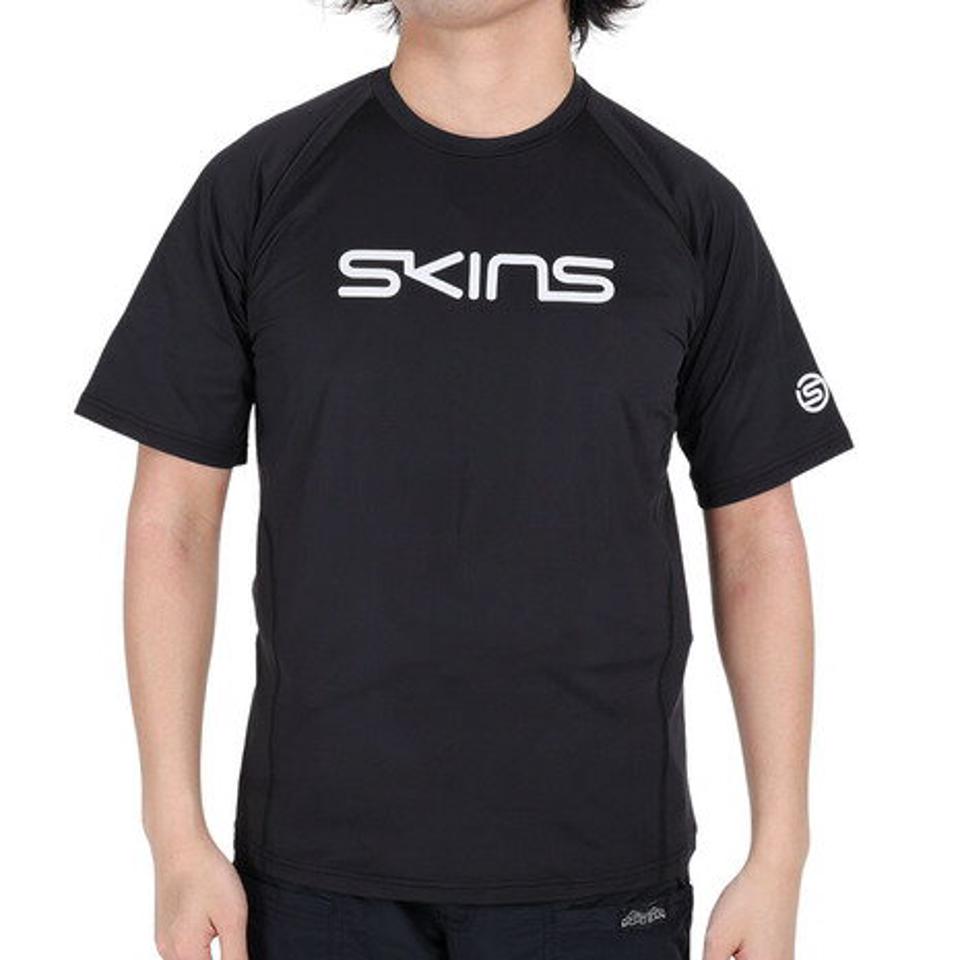 スキンズ(SKINS)(メンズ)メッシュ切り替え 半袖Tシャツ 184-28341-019
