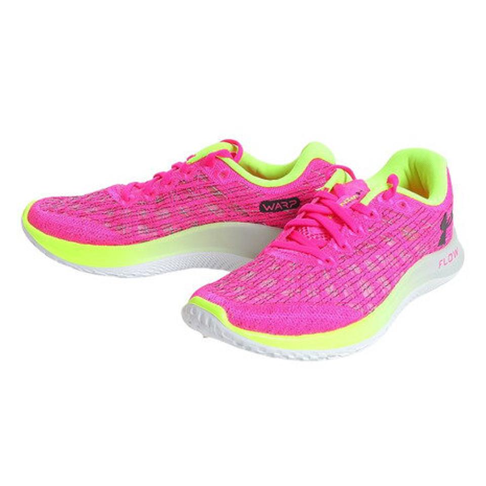 【3/25 24h限定 エントリー＆対象3店舗買い回りで最大P10倍！】アンダーアーマー（UNDER ARMOUR）（レディース）ランニングシューズ フロー ベロシティ ウインド 2 ピンク 3024911 602 スニーカー ジョキング ウォーク 軽量