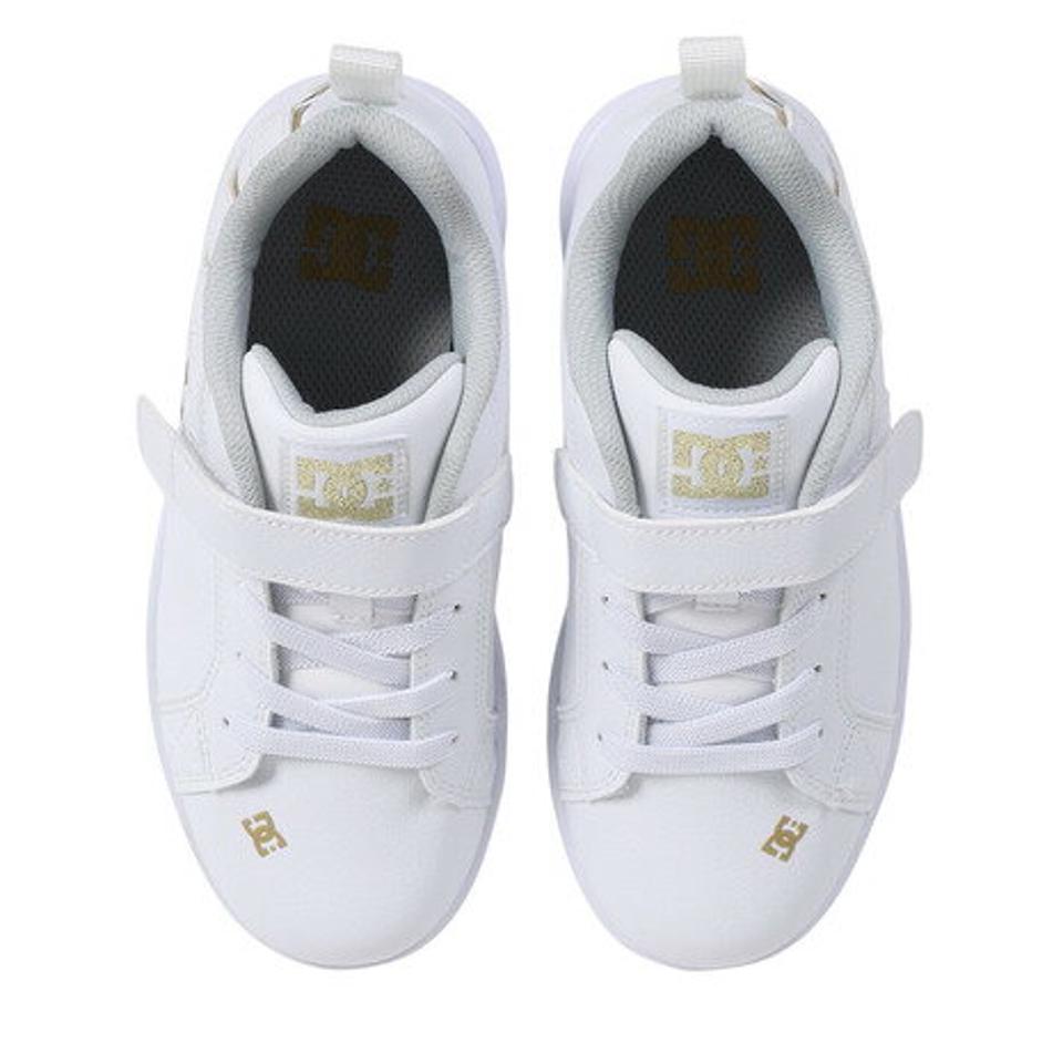 【7/17 9:59までエントリーでP5倍！】ディーシー・シュー（DC SHOE）（キッズ）ジュニアスニーカー ボーイズ ボーダーシューズ KS COURT GRAFFIK LITE EV 23SPDK231601WG1 23SPDK231601WGL