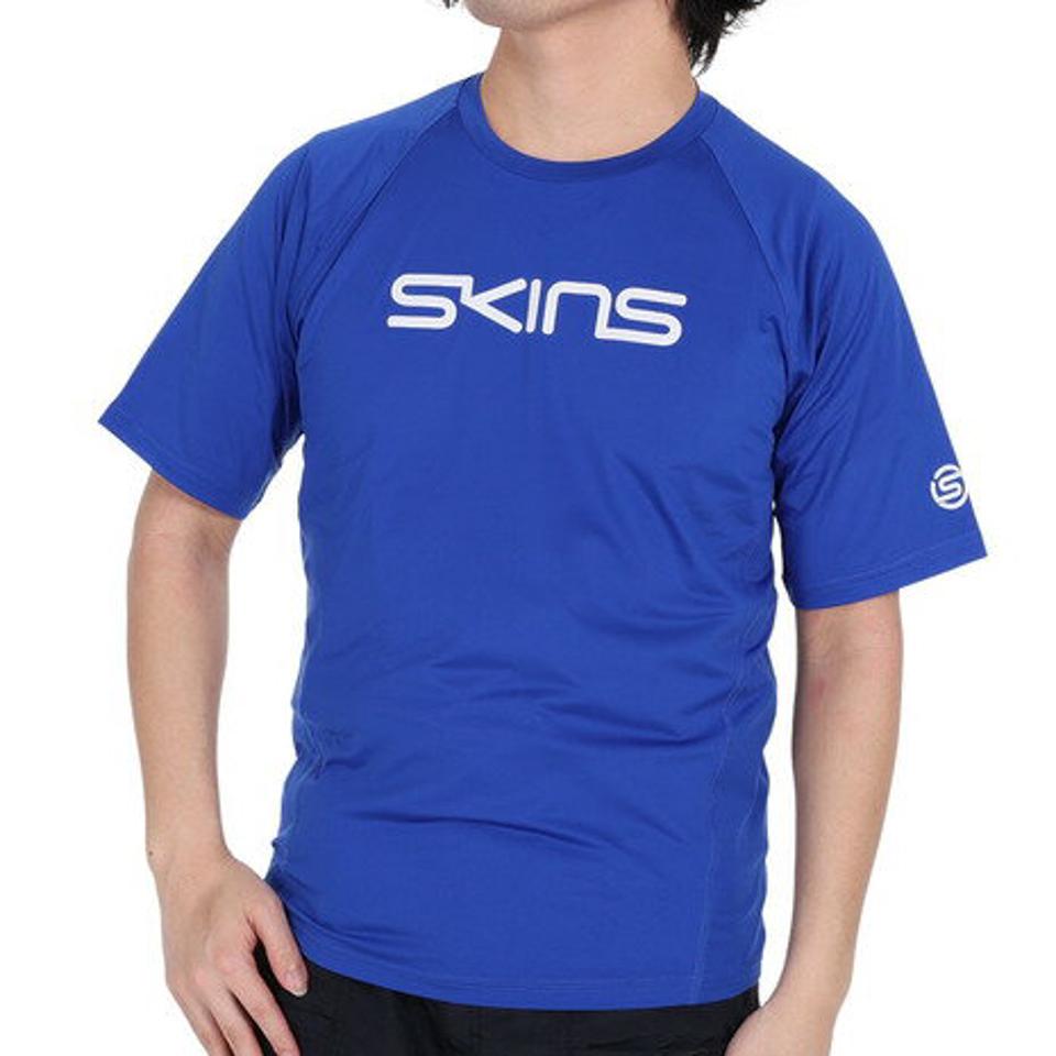 スキンズ(SKINS)(メンズ)メッシュ切り替え 半袖Tシャツ 184-28341-096