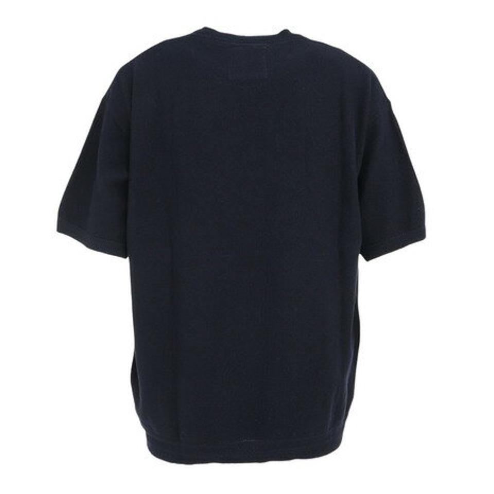 エルケクス（ELKEX）（メンズ）半袖Tシャツ メンズ PIQUE KNIT EKM3S10011 NVY