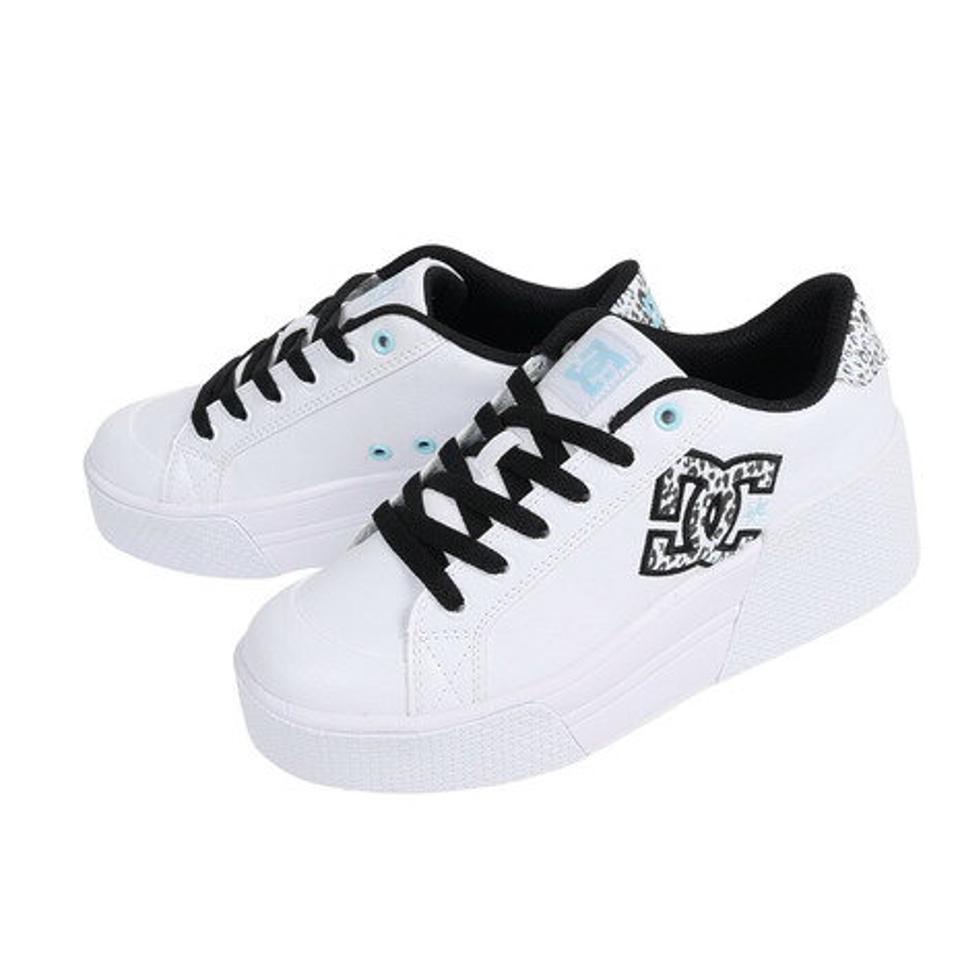 ディーシー・シュー（DC SHOE）（レディース）スニーカー ボーダーシューズ CHELSEA LITE WEDGE 23SPDW231601