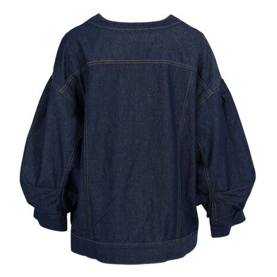 【20％OFFクーポン対象！3/30まで】クローバーリーフ（LOVERS' LANE 45）（レディース）デニム 袖タックブラウス 31800908-BLU