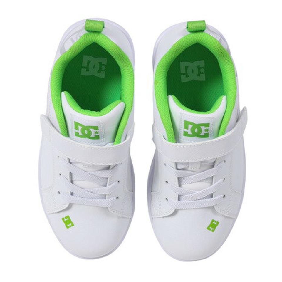 ディーシー・シュー（DC SHOE）（キッズ）ジュニアスニーカー ボーイズ ボーダーシューズ KS COURT GRAFFIK LITE EV 23SPDK231601WGL