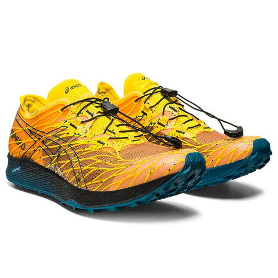 アシックス（ASICS）（メンズ）ランニングシューズ フジスピード オレンジ イエロー 1011B330.750 スニーカー トレーニング トレイル 厚底 プレート 軽量