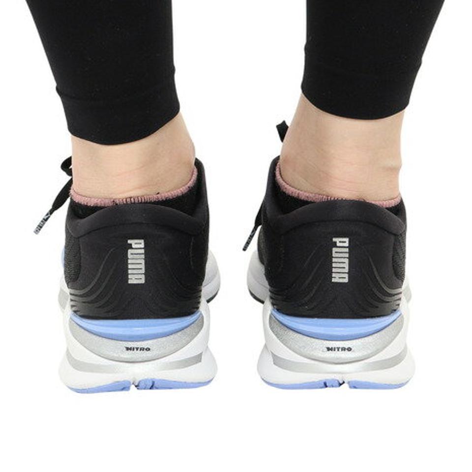 プーマ（PUMA）（レディース）ランニングシューズ ウィメンズ エレクトリファイ ニトロ 2 ブラック 37689811 スニーカー ジョギング トレーニング 軽量