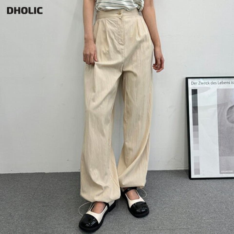 2WAYドロストツータックパンツ・p003582 レディース 【pt】パンツ ロング丈 単色 無地 シンプル ベーシック 2WAY ドロスト ツータック 秋 冬 春 夏 カジュアル ラフ 韓国ファッション MKT