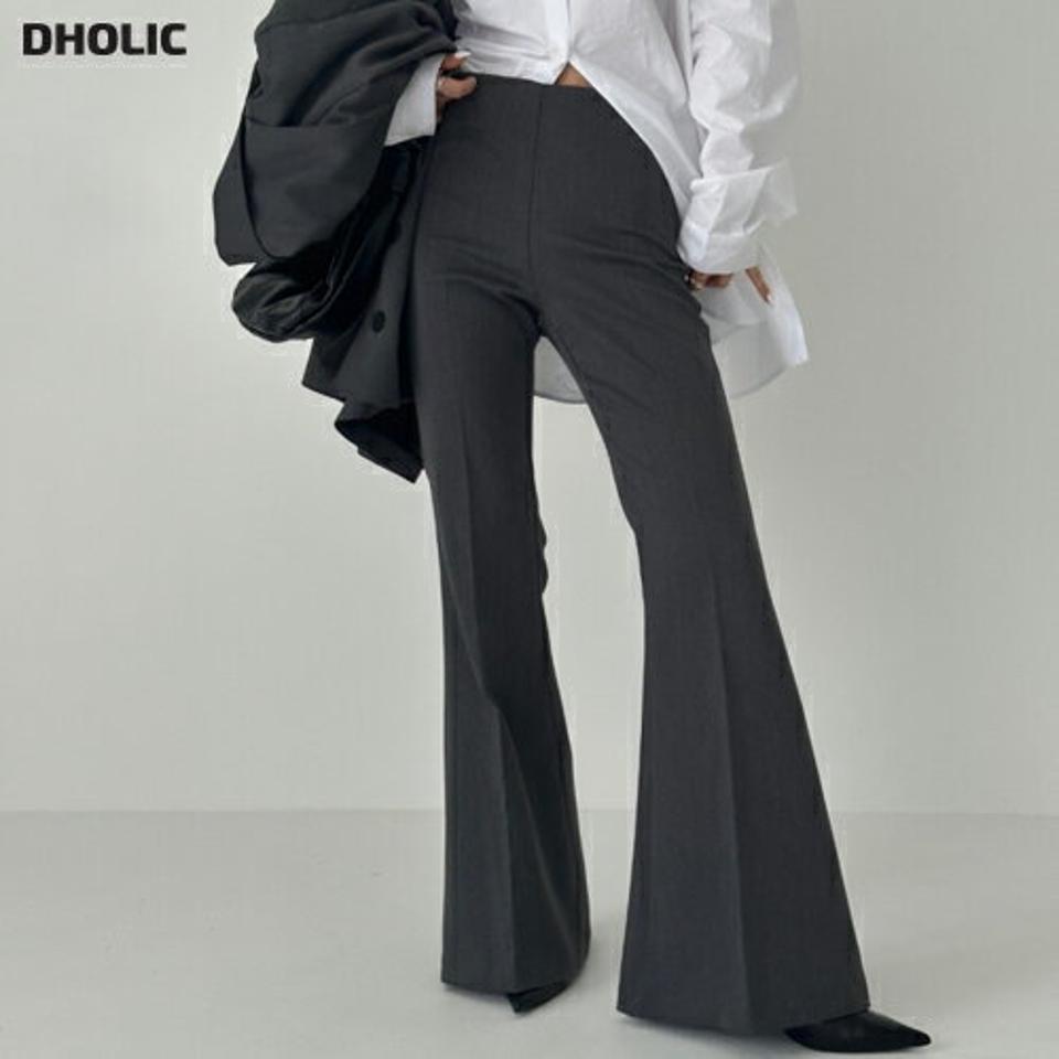 フレアスラックス・p003578 レディース 【pt】パンツ ロング丈 スラックス 単色 無地 シンプル ベーシック フレア タイト 細身 スリム 秋 冬 かっこいい フルレングス 大人 モード 韓国ファッション MKT