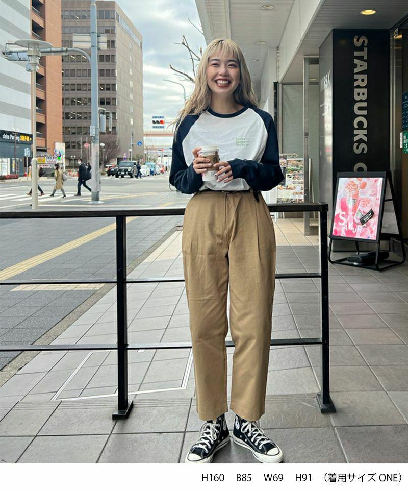 RED CHOP WORKS(レッドチョップワークス)"kindness"配色ラグランロングTシャツ