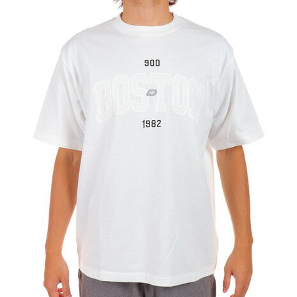 ニューバランス（new balance）（メンズ）Tシャツ メンズ 半袖 900 ボストンロゴ AMT25070WT