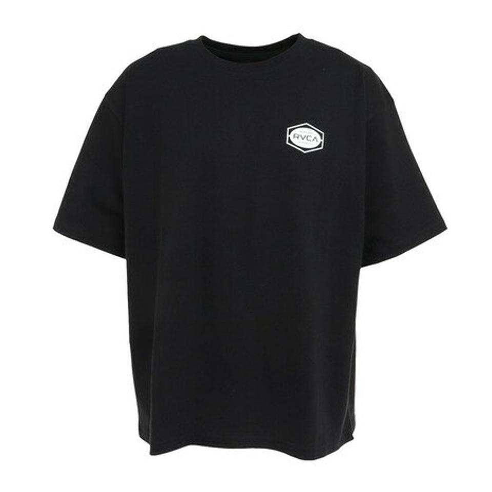 【3/10 24h限定 エントリー＆対象3店舗以上買い回りで最大P10倍！】ルーカ（RVCA）（メンズ）半袖Tシャツ メンズ INDUSTRIAL BD041224 BLK