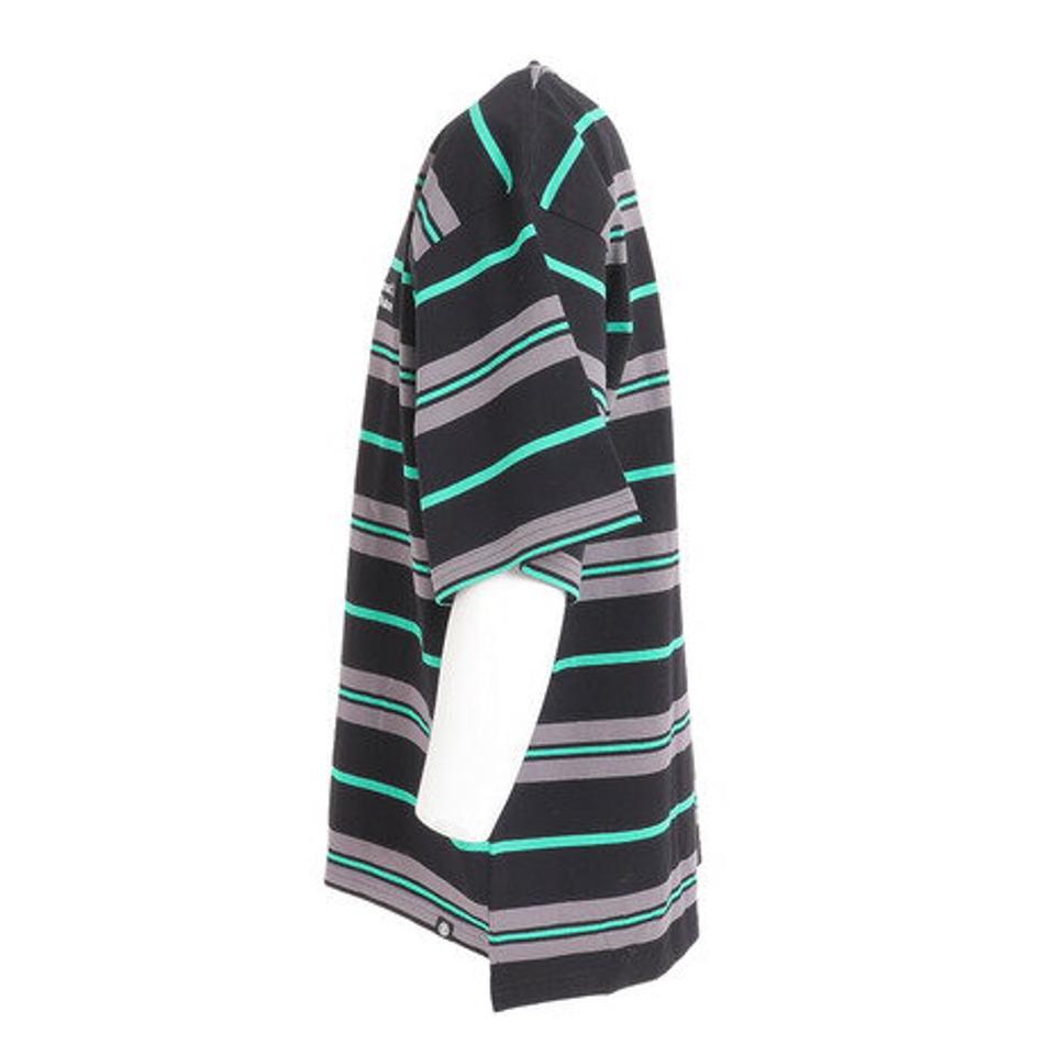 エレメント（ELEMENT）（メンズ）半袖 Tシャツ メンズ BIG BORDER BD021250 BKG