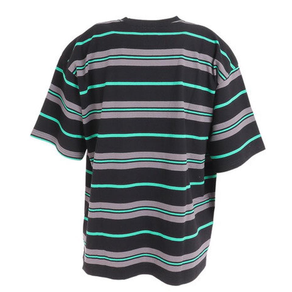 エレメント（ELEMENT）（メンズ）半袖 Tシャツ メンズ BIG BORDER BD021250 BKG