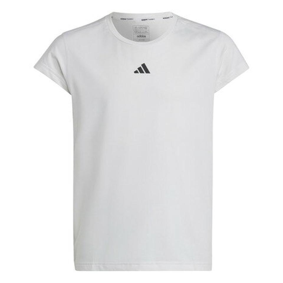 アディダス（adidas）（キッズ）ジュニア トレーニング AEROREADY スリーストライプス Tシャツ ECJ16-IC0358
