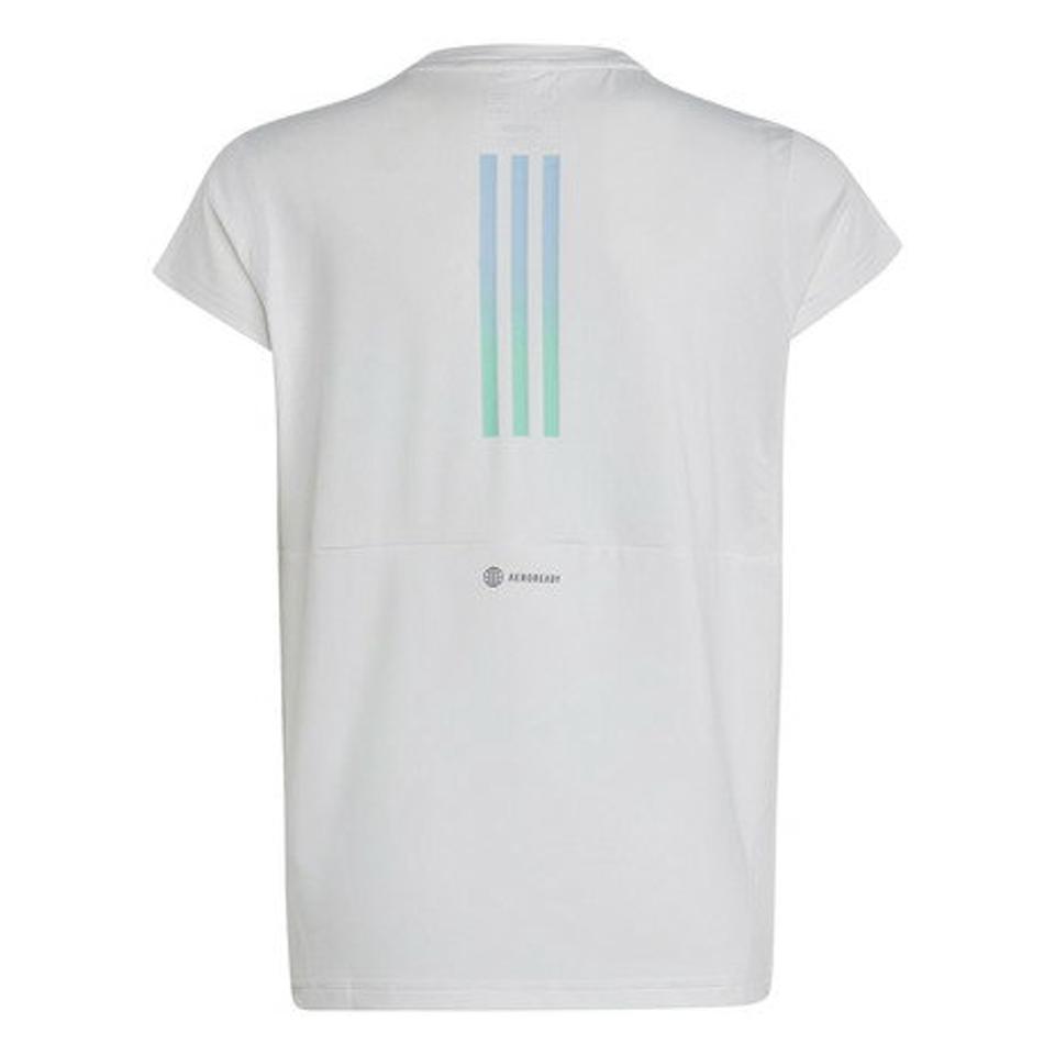 アディダス（adidas）（キッズ）ジュニア トレーニング AEROREADY スリーストライプス Tシャツ ECJ16-IC0358