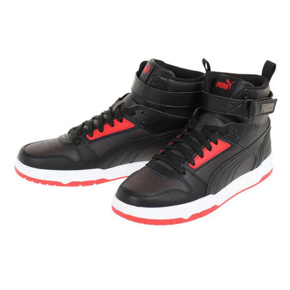 プーマ（PUMA）（メンズ）スニーカー リバウンド ゲーム ブラック レッド 38583911 スポーツ ランニングシューズ タウン 普段履き