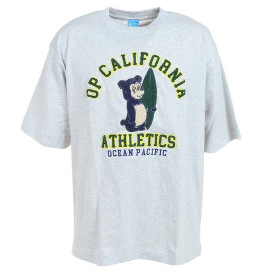 オーシャンパシフィック（Ocean Pacific）（メンズ） 半袖Tシャツ メンズ ベア 刺繍 513502GRH