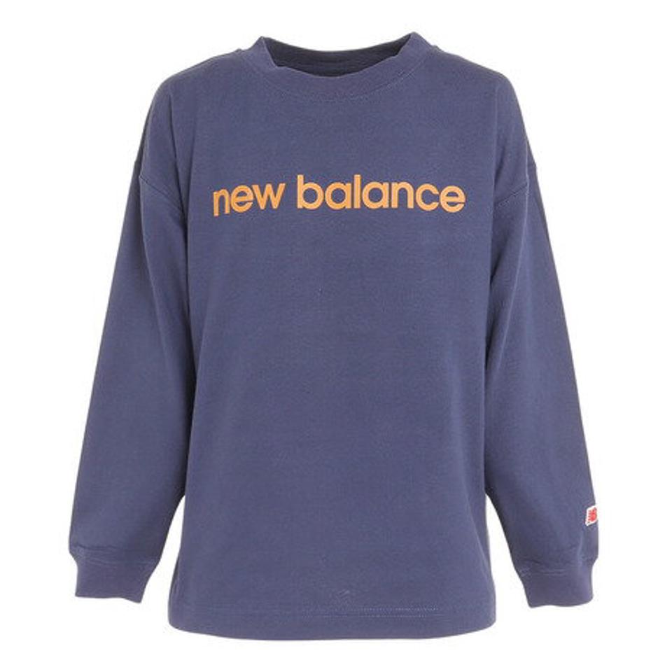 ニューバランス(new balance)(キッズ)長袖Tシャツ ジュニア リニアロゴ ABT35049NNY