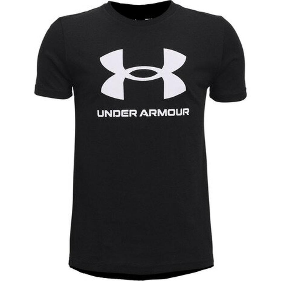 アンダーアーマー（UNDER ARMOUR）（キッズ）ボーイズ スポーツスタイル ロゴ 半袖 Tシャツ 1363282 001