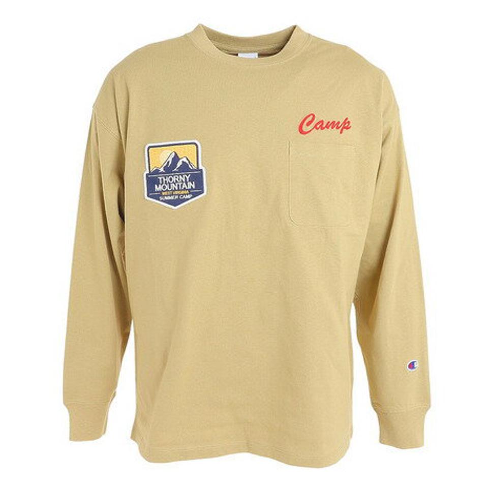 チャンピオン-ヘリテイジ（CHAMPION-HERITAGE）（メンズ）CA RELAXFIT CAMP ポケットロングスリーブTシャツ C3-X403 780