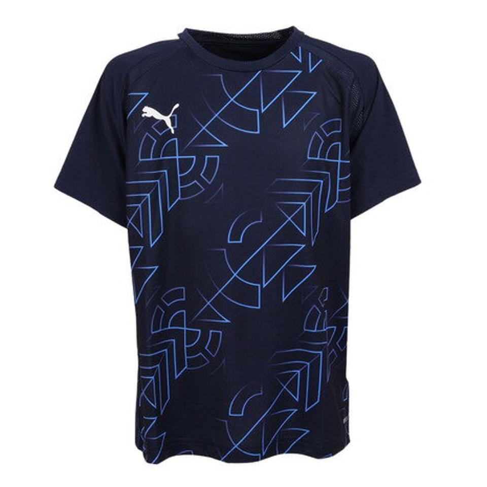 プーマ（PUMA）（キッズ）サッカーウェア ジュニア キッズ TEAMLIGA グラフィック 半袖シャツ 658674