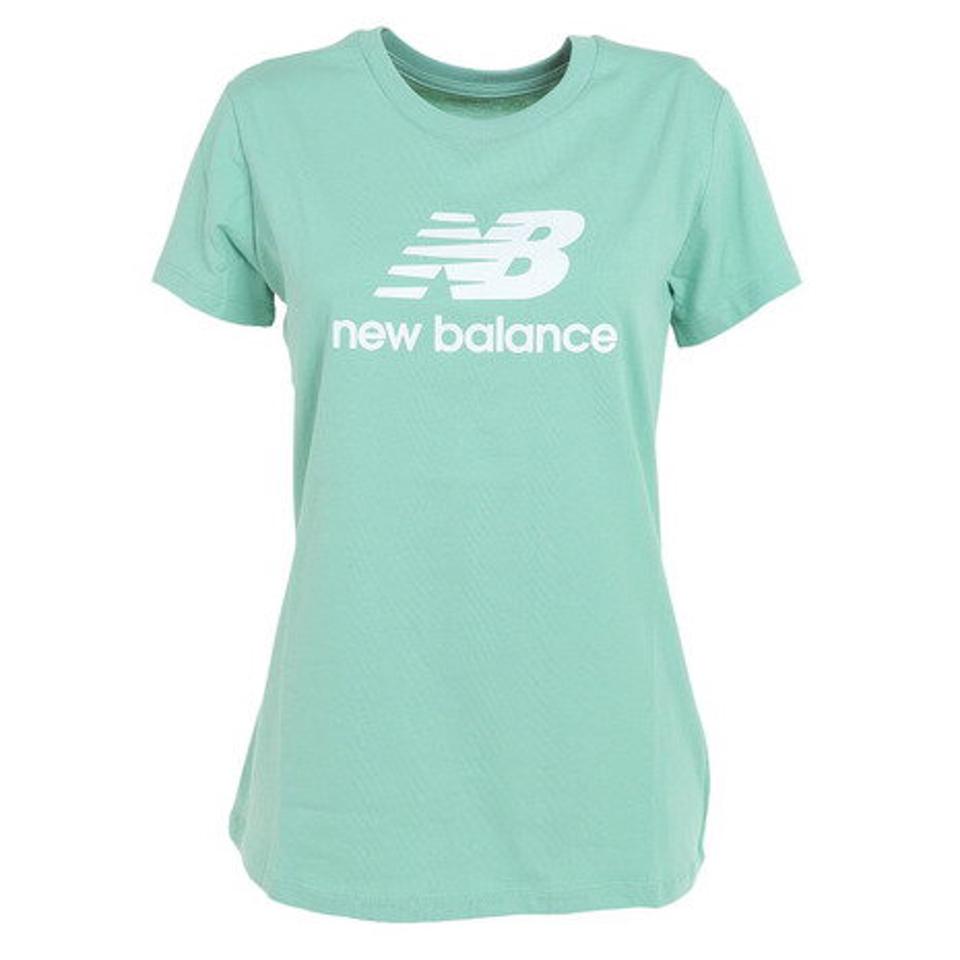 ニューバランス（new balance）（レディース）半袖Tシャツ レディース スタックドロゴ WT31546SAE