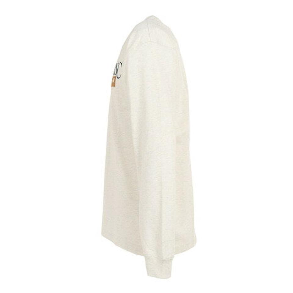 【4/15 24h限定 エントリー＆対象3店舗以上買い回りで最大P10倍！】ニューバランス（new balance）（メンズ）Tシャツ 長袖 ロンT メンズ オーバーサイズ 袖リブ 白 ホワイト Sports Club MT31557OTH