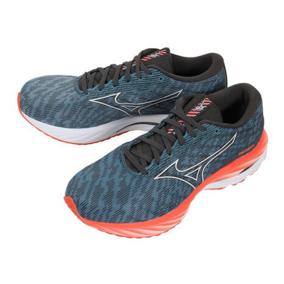 ミズノ（MIZUNO）（メンズ）ランニングシューズ ウエーブライダー26 SW J1GC2204 スニーカー ジョギング トレーニング 幅広 クッション
