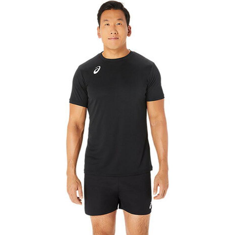アシックス（ASICS）（メンズ）バレーボールウェア ドライプリント半袖シャツ 2051A332.002