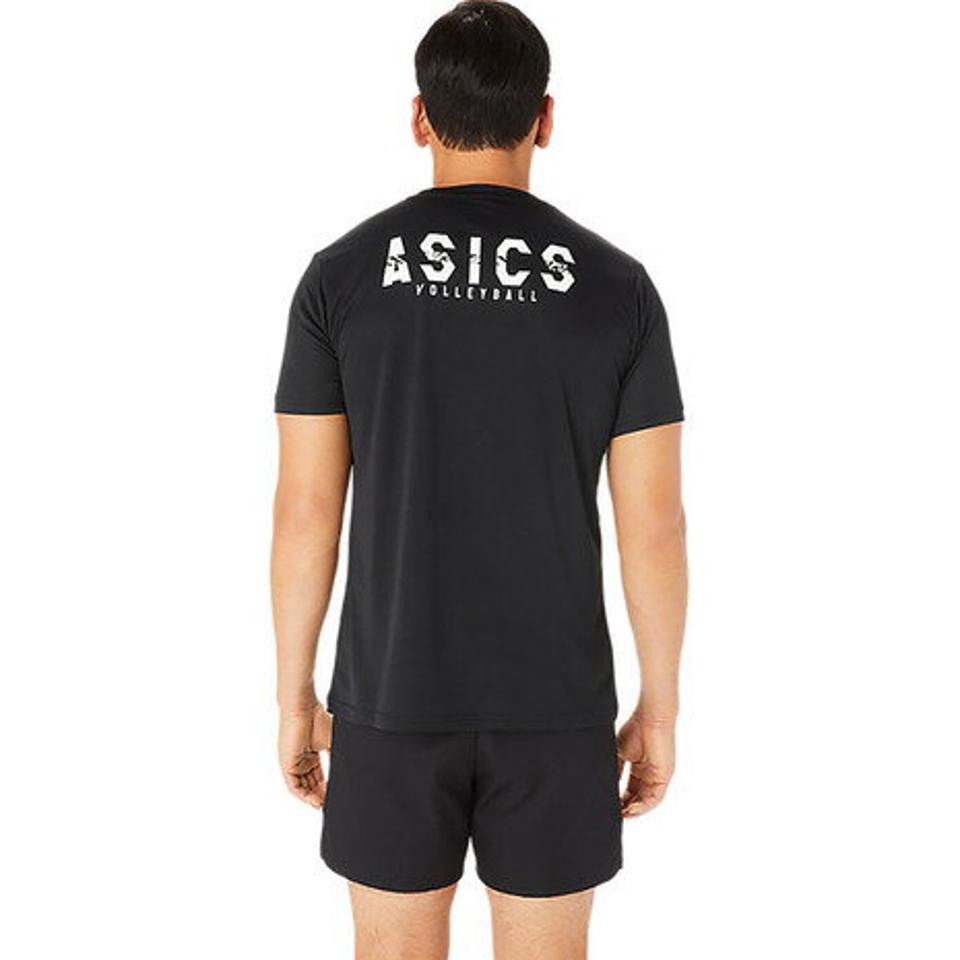 アシックス（ASICS）（メンズ）バレーボールウェア ドライプリント半袖シャツ 2051A332.002