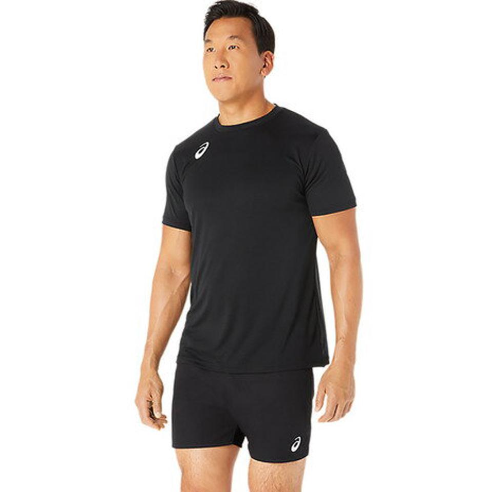 アシックス（ASICS）（メンズ）バレーボールウェア ドライプリント半袖シャツ 2051A332.002