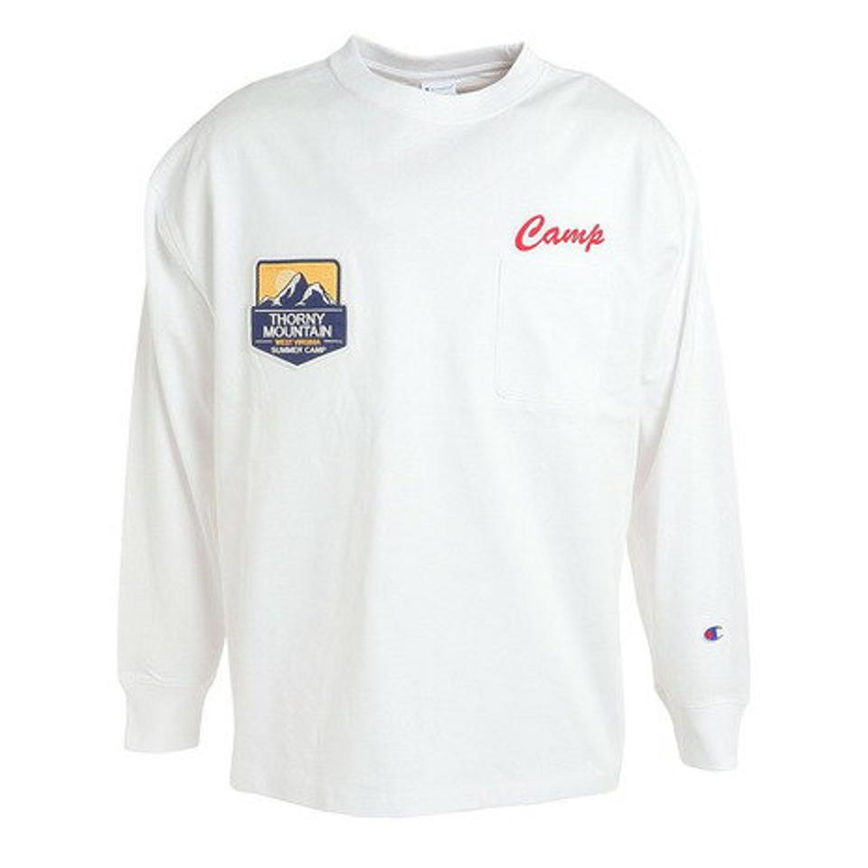 チャンピオン-ヘリテイジ（CHAMPION-HERITAGE）（メンズ）CA RELAXFIT CAMP ポケットロングスリーブTシャツ C3-X403 010