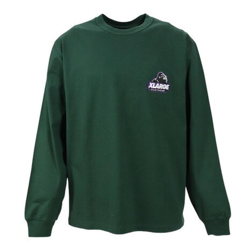 【20%OFFクーポン対象！8/10まで】エクストララージ（XLARGE）（メンズ、レディース）OLD OG 長袖Tシャツ 101231011011-GREEN