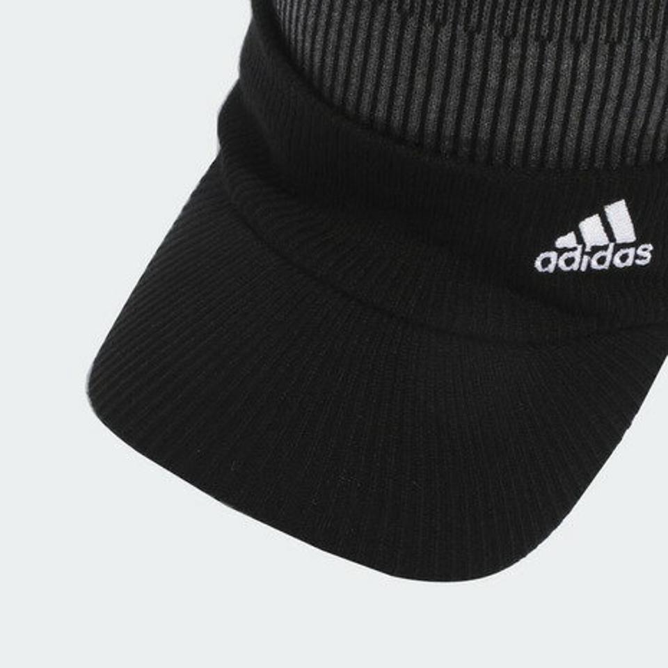 アディダス（adidas）（レディース）ゴルフ 防寒 保温 COLD. RDY ポンポン付き バイザーニットキャップ QY537-HG5599BK