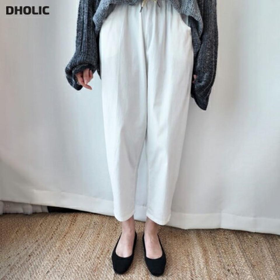 ドロストテーパードパンツ・p003730 レディース 【pt】パンツ ロング丈 単色 無地 シンプル ベーシック カジュアル ラフ ゆったり 楽ちん テーパード ドロスト 長ズボン ズボン 春 夏 秋 冬 韓国ファッション MKT